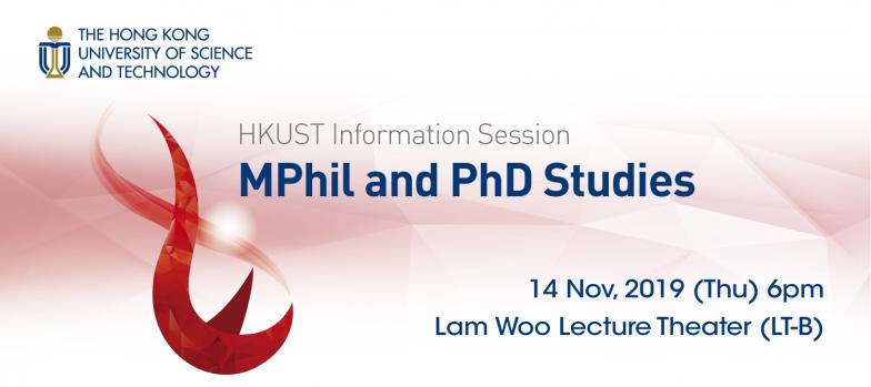 HKUST Information Session - MPhil and PhD Studies