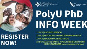 PolyU PhD Info Week (17 - 20 Oct 2023)